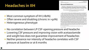 The Expanding Spectrum of Idiopathic Intracranial Hypertension | Vumedi