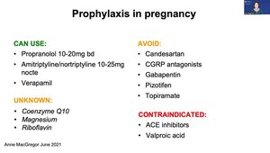 Migraine Treatment in Pregnancy and Lactation | Vumedi