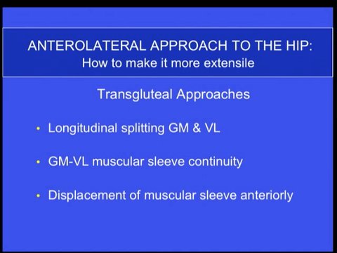 Anterolateral and Direct Lateral Approach for Total Hip Arthroplasty ...