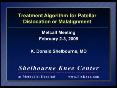 Treatment Algorithm for Patellar Dislocation or Malalignment | Vumedi