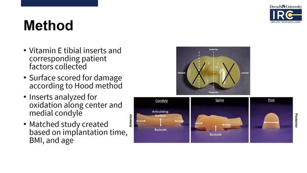 Retrieval Analysis of Vitamin E Doped Total Knee Arthroplasty Inserts ...