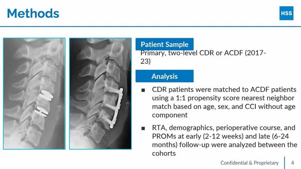 Two-Level CDR Patients Return to Work Sooner Than Two-Level ACDF ...