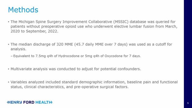 Opioid Dependency at 90-Days Postoperative Elective Lumbar Spine ...