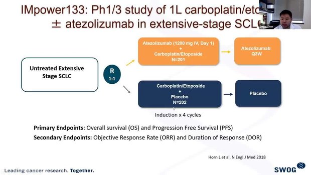 SWOG S2012: 1L Chemo +/- Atezolizumab in Advanced Extrapulmonary ...