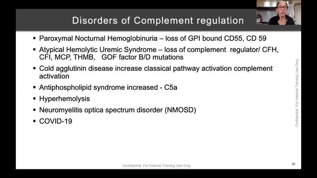 The Role of Complement in Disease: Focus on PNH, aHUS, CAPS, and CAD ...