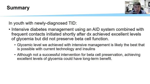 ATTD 2023: Effects of Closed Loop Therapy and Verapamil on C-Peptide ...