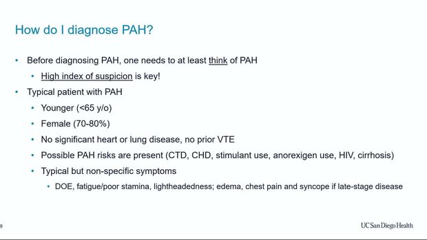 The Spectrum of Pulmonary Vascular Diseases | Vumedi