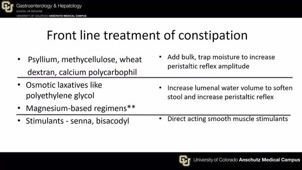 Practical Approach to Chronic Constipation and IBS-C | Vumedi