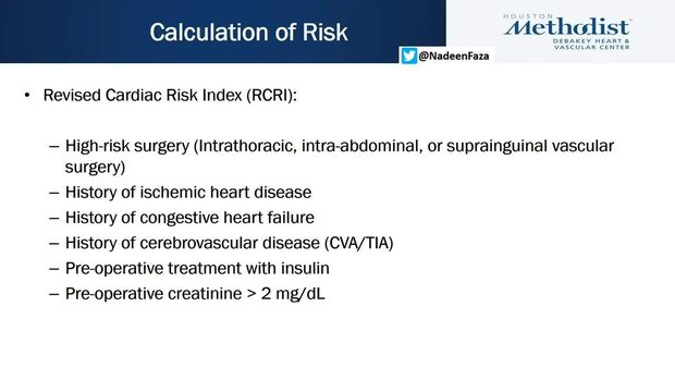Perioperative Cardiac Risk Assessment and Management | Vumedi
