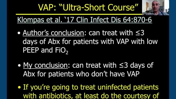 Short Course Antibiotic Therapy