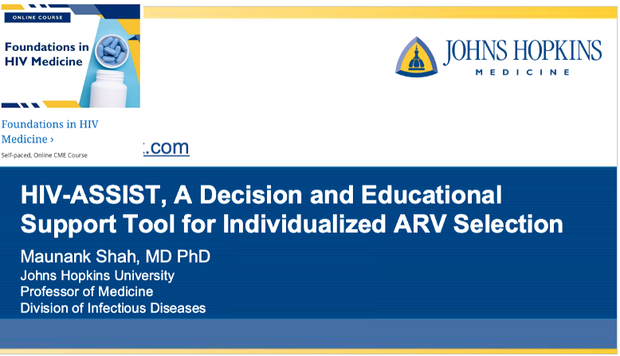 HIV-ASSIST - A Decision and Educational Support Tool for Individualized ...