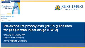 Pre-Exposure Prophylaxis (PrEP) Guidelines for People Who Inject Drugs ...