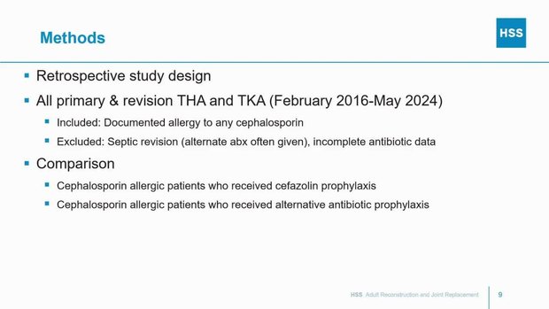 Cefazolin and the R-1 Side Chain: Why Joint Arthroplasty Patients with ...