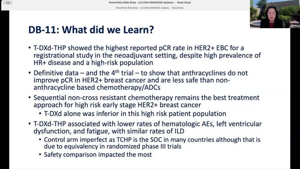 ESMO 2025 Panel Discussion: HER2+ eBC - DESTINY-Breast11 and DB05 ...
