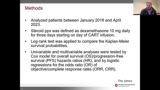 Tandem 2025 Insights: Steroid Prophylaxis in Patients Receiving CAR T ...