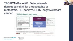HR+ Advanced BC: INAVO120 & TROPION-Breast01 Trial Updates | Vumedi