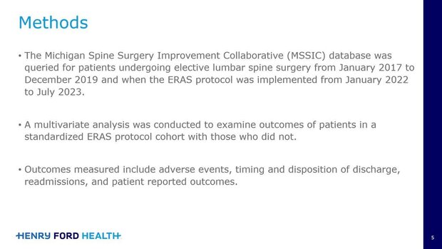 Multi-Institutional Enhanced Recovery After Surgery (ERAS) Protocol in ...