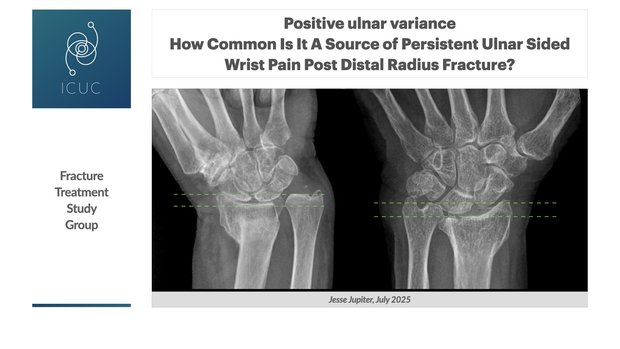 Positive Ulnar Variance: How Common Is It a Source of Persistent Ulnar ...