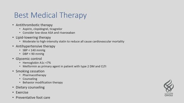 Diagnosis and Management of Peripheral Arterial Disease (PAD) | Vumedi