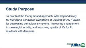 Meaningful Activity Engagement for Assisted Living Residents With ...