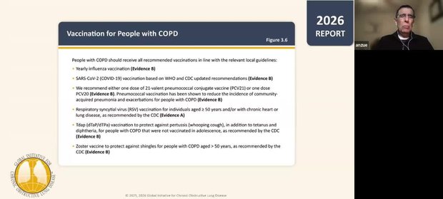 2026 GOLD Report: COPD Vaccination Recommendations (Part 2/4) | Vumedi