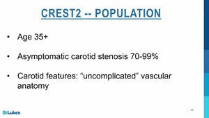Debate: Can I Stent It? Yes You Can! Bringing CREST2 Mainstream | Vumedi